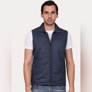 Timberland Navy Blue Quilted Vest XXL
